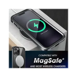 Cell Phone Cases<SUPCASE Unicorn Beetle Black Edge with Screen Protector Case for iPhone 13 Pro Max (SUP-iPhone2021-6.7-EdgePro-SP-Black)