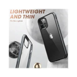Cell Phone Cases<SUPCASE Unicorn Beetle Black Edge with Screen Protector Clear Case for iPhone 13 Pro (SUP-iPhone2021Pro-6.1-EdgePro-SP-Black)