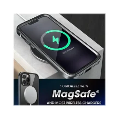 Cell Phone Cases<SUPCASE Unicorn Beetle Black Edge with Screen Protector Clear Case for iPhone 13 Pro (SUP-iPhone2021Pro-6.1-EdgePro-SP-Black)