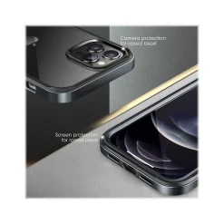 Cell Phone Cases<SUPCASE Unicorn Beetle Black Edge with Screen Protector Clear Case for iPhone 13 Pro (SUP-iPhone2021Pro-6.1-EdgePro-SP-Black)