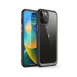 Cell Phone Cases<SUPCASE Unicorn Beetle Black Slim Case for iPhone 14 Pro (SUP-iPhone2022Pro-6.1-UBStyle-Black)