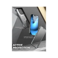 Cell Phone Cases<SUPCASE Unicorn Beetle EDGE MAG Black Case for iPhone 14 Pro Max (SUP-iPhone2022Pro-6.7-EdgeMag-SP-Black)