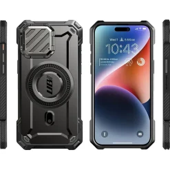 Cell Phone Cases<SUPCASE Unicorn Beetle MAG XT Rugged Case for iPhone 15 Pro Max, Shock-Absorbing, Black (SPH23MX67MGXTBK)