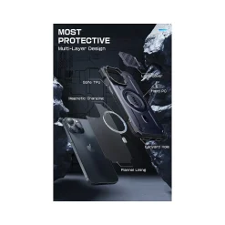 Cell Phone Cases<SUPCASE Unicorn Beetle MAG XT MagSafe Rugged Case for iPhone 15 Pro Max, Shock-Absorbing, Dark Blue (SPH23MX67MGXTMN)