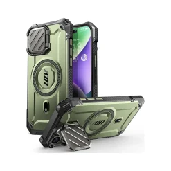Cell Phone Cases<SUPCASE Unicorn Beetle MAG XT MagSafe Rugged Case for iPhone 15 Pro Max, Shock-Absorbing, Dark Green (SPH23MX67MGXTGN)