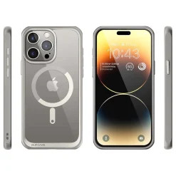 Cell Phone Cases<SUPCASE Unicorn Beetle MAG MagSafe Phone Case for iPhone 15 Pro Max, Gray (SUP-iPhone2023Max-6.7-UBMag-Gray)