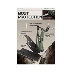 Cell Phone Cases<SUPCASE Unicorn Beetle MAG XT MagSafe Samsung Galaxy S24 Ultra, Shock Absorbing, Dark Green (GXYS24U5GMXTGN)