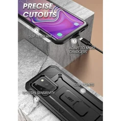 Cell Phone Cases<SUPCASE Unicorn Beetle Pro Black Rugged Case for Galaxy S20 Ultra (S-S20UL-UBPR-BK)