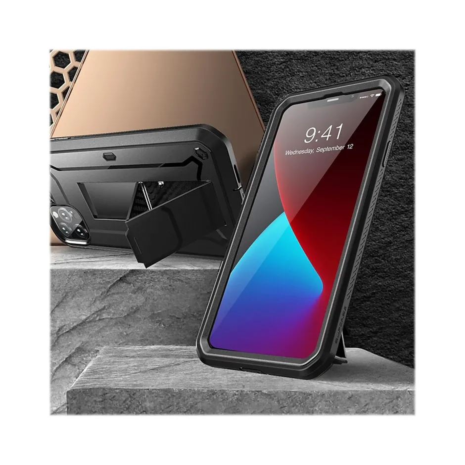 Cell Phone Cases<SUPCASE Unicorn Beetle Pro MagSafe Rugged Case for iPhone 12/12 Pro, Shock Absorbing, Black (SUP-iPhone2020-6.1-UBPro-SP-Black)