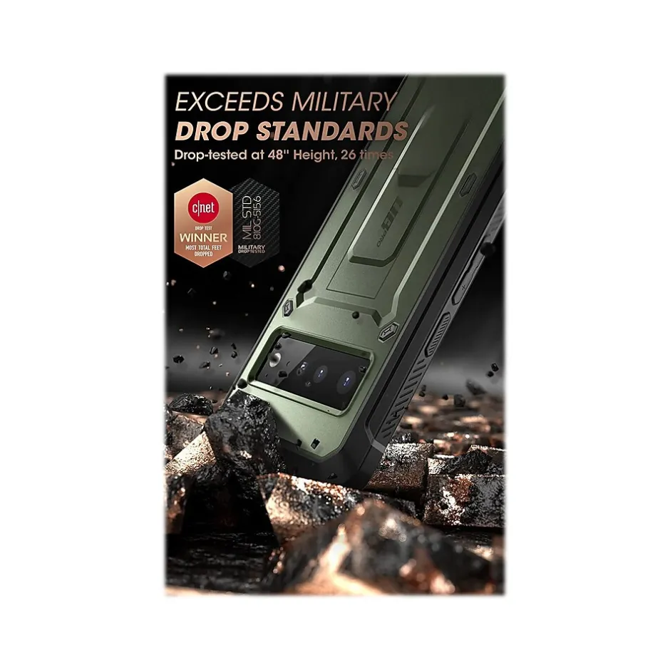Cell Phone Cases<SUPCASE Unicorn Beetle PRO Dark Green Rugged Case for Google Pixel 6 Pro (SUP-GooglePixel6Pro-UBPro-SP-Guldan)