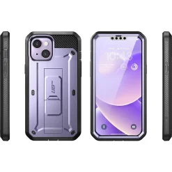 Cell Phone Cases<SUPCASE Unicorn Beetle PRO Deep Purple Rugged Case for iPhone 14 Plus (SUP-iPhone2022-6.7-UBPro-SP-Mauve)
