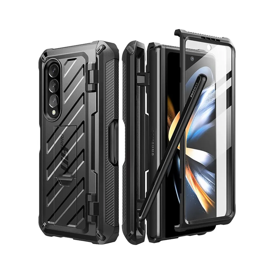 Cell Phone Cases<SUPCASE Unicorn Beetle PRO Black Rugged Case for Samsung Galaxy Z Fold4 (SUP-Galaxy2022-ZFold4-5G-UBPro-SP-Black)