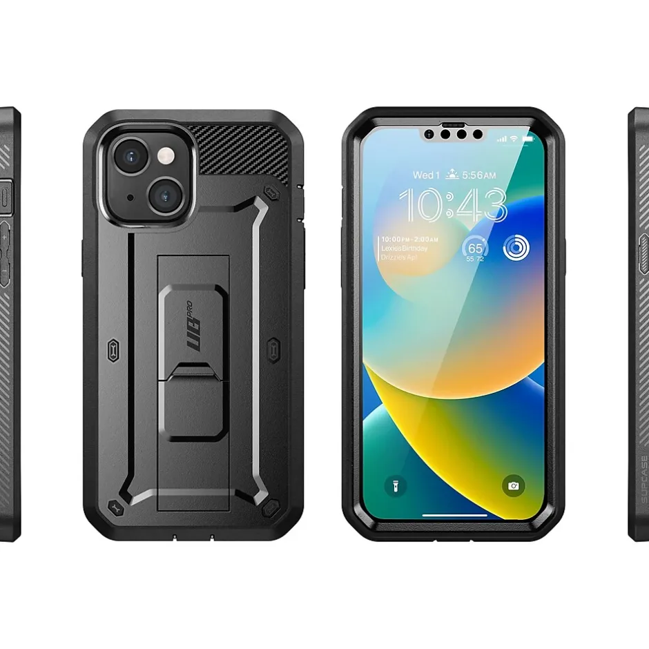 Cell Phone Cases<SUPCASE Unicorn Beetle PRO Black Rugged Case for iPhone 14 Plus (SUP-iPhone2022-6.7-UBPro-SP-Black)