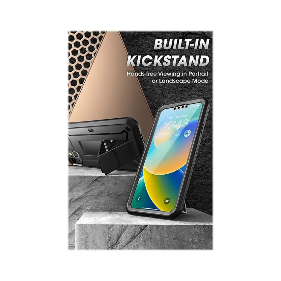 Cell Phone Cases<SUPCASE Unicorn Beetle PRO Black Rugged Case for iPhone 14 Plus (SUP-iPhone2022-6.7-UBPro-SP-Black)