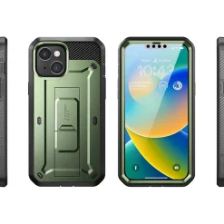 Cell Phone Cases<SUPCASE Unicorn Beetle PRO Dark Green Rugged Case for iPhone 14 Plus (SUP-iPhone2022-6.7-UBPro-SP-Guldan)