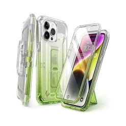 Cell Phone Cases<SUPCASE Unicorn Beetle PRO Rugged Case for iPhone 15 Pro Max, Shock-Absorbing, Gradient Green (SPH23MX67UBPSGG)