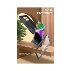 Cell Phone Cases<SUPCASE Unicorn Beetle PRO MAG Rugged Case for iPhone 15, Black (SUP-iPhone2023-6.1-MagPro-SP-Black)