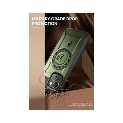 Cell Phone Cases<SUPCASE Unicorn Beetle PRO MAG Rugged Case for iPhone 15, Dark Green (SUP-iPhone2023-6.1-MagPro-SP-Guldan)