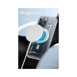 Cell Phone Cases<SUPCASE Unicorn Beetle PRO MAG Rugged Case for iPhone 15 Pro, Shock-Absorbing, Clear (SUP-iPhone2023Pro-6.1-MagPro-SP-Clear)