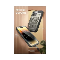 Cell Phone Cases<SUPCASE Unicorn Beetle PRO MAG Rugged Case for iPhone 15 Pro, Shock-Absorbing, Titan Gray