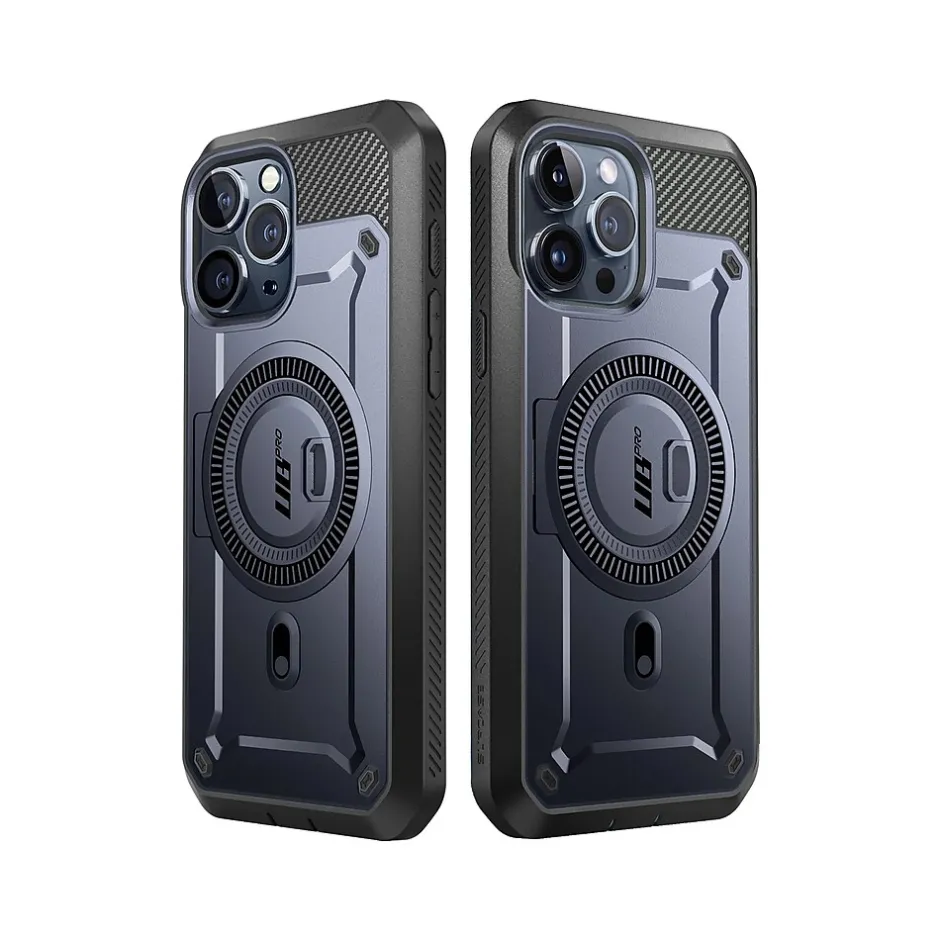 Cell Phone Cases<SUPCASE Unicorn Beetle PRO MAG Rugged Case for iPhone 15 Pro, Shock-Absorbing, Dark Blue