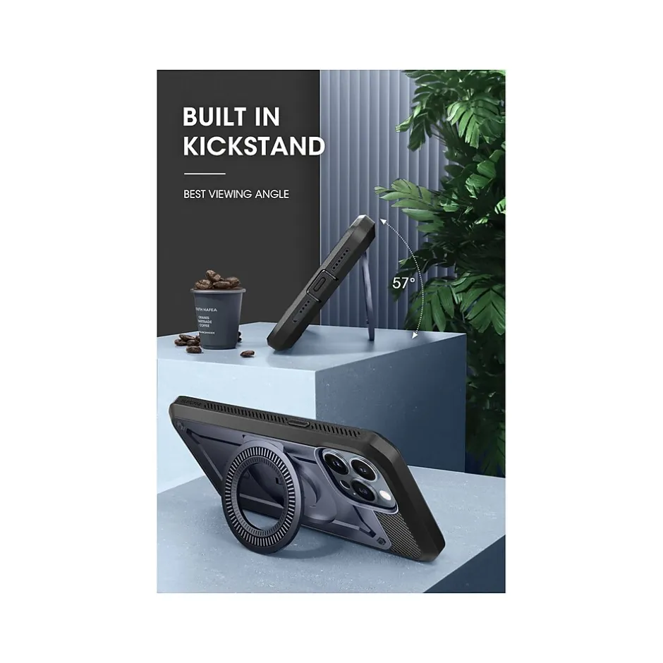 Cell Phone Cases<SUPCASE Unicorn Beetle PRO MAG Rugged Case for iPhone 15 Pro, Shock-Absorbing, Dark Blue