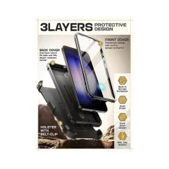 Cell Phone Cases<SUPCASE Unicorn Beetle Pro Rugged Case for Samsung Galaxy S24+, Shock Absorbing, Black (GS24PUBPRSP2SBK)