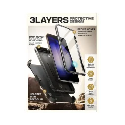 Cell Phone Cases<SUPCASE Unicorn Beetle Pro Rugged Case for Samsung Galaxy S24, Shock Absorbing, Black (GS24UBPR2SBK)