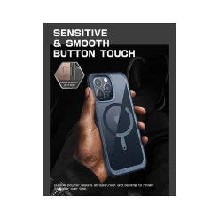 Cell Phone Cases<SUPCASE Unicorn Beetle Slim MagSafe Phone Case for iPhone 15 Pro, Blue (SUP-iPhone2023Pro-6.1-UBMag-Navy)