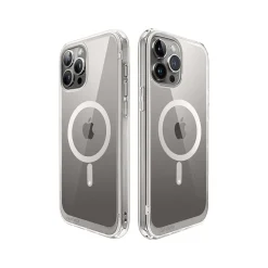 Cell Phone Cases<SUPCASE Unicorn Beetle Slim MagSafe Phone Case for iPhone 15 Pro Max, Gray (SUP-iPhone2023Max-6.7-UBMag-Clear)