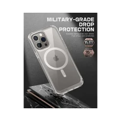 Cell Phone Cases<SUPCASE Unicorn Beetle Slim MagSafe Phone Case for iPhone 15 Pro Max, Gray (SUP-iPhone2023Max-6.7-UBMag-Clear)