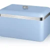 Food Storage Containers<Salton Swan Retro Bread Bin, Large Storage Capacity (SWKA1010BLN)