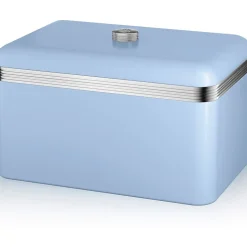 Food Storage Containers<Salton Swan Retro Bread Bin, Large Storage Capacity (SWKA1010BLN)