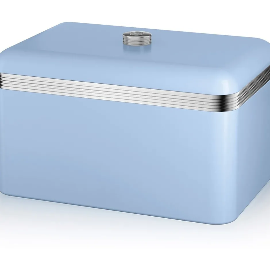 Food Storage Containers<Salton Swan Retro Bread Bin, Large Storage Capacity (SWKA1010BLN)