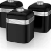 Food Storage Containers<Salton Swan Retro Storage Ware, 1L Set of 3 Canisters (SWKA1020BN)