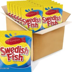 Gummy & Chewy Candy<Swedish Fish Original Soft & Chewy Candy, 5 oz, 12/Carton (JAR1506208)