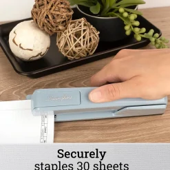 Swingline 747 Classic Metal Stapler, 20-Sheet Capacity, Sky Blue (74708) Discount