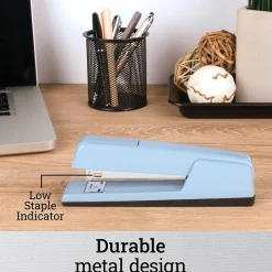 Swingline 747 Classic Metal Stapler, 20-Sheet Capacity, Sky Blue (74708) Discount