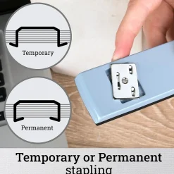 Swingline 747 Classic Metal Stapler, 20-Sheet Capacity, Sky Blue (74708) Discount