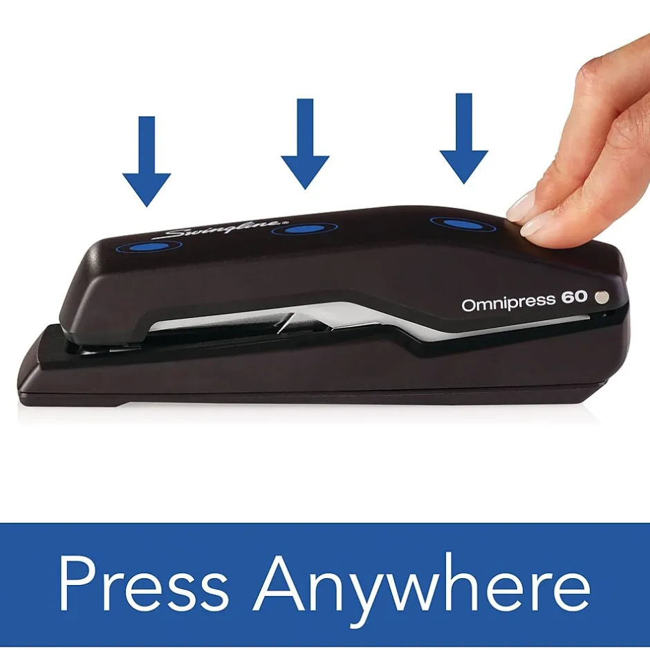 Swingline Desktop Stapler, 60 Sheet Capacity, Black/Grey (5000590) Sale