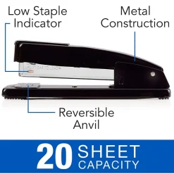 Swingline Desktop Stapler, 20 Sheet Capacity, Black (44401) Hot