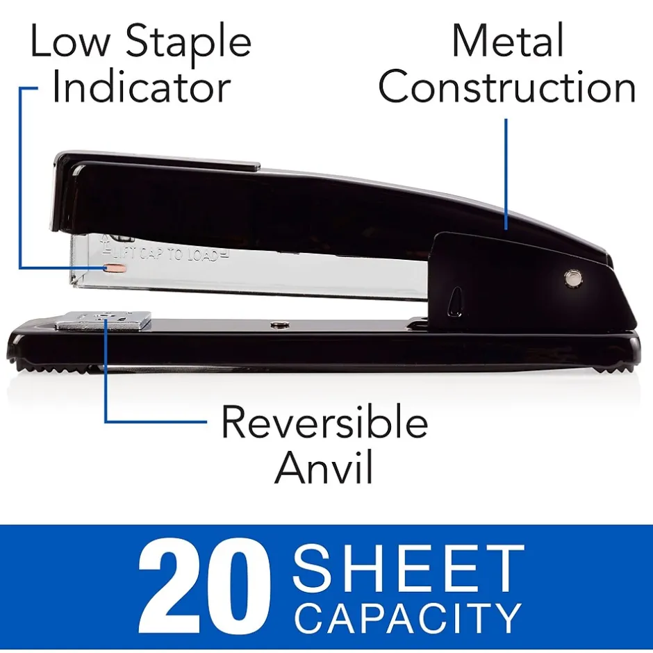 Swingline Desktop Stapler, 20 Sheet Capacity, Black (44401) Hot