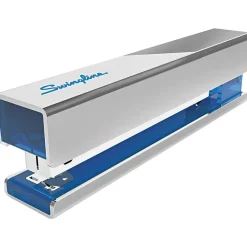 Swingline ® Metal Fashion Stapler, 20 Sheet Capacity, Chrome/Blue (87830) Hot