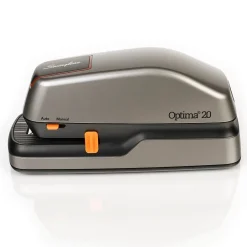 Swingline Optima 20 Electric Desktop Stapler, 20-Sheet Capacity, Gray/Silver (48208) Clearance