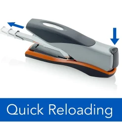 Swingline Optima Desk Stapler, 40 Sheet Capacity, Silver/Black (87845) Sale