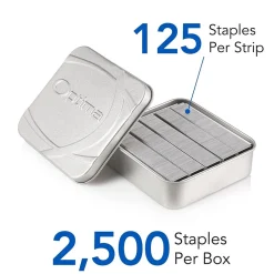Swingline Optima High Capacity Staples, 0.38 Leg Length, 2500/Box (35550) Hot