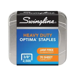 Swingline Optima High Capacity Staples, 0.38 Leg Length, 2500/Box (35550) Hot