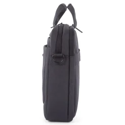 Swiss Mobility Cadence Polyester Two Section Briefcase, Charcoal (EXB1009SMCH)