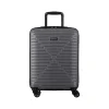 Swiss Mobility DCA 21.5" Hardside Carry-On Suitcase, 8-Wheeled Spinner, Gray Geometric (HLG1020SM-GREY)