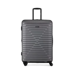 Swiss Mobility DCA 2-Piece Hardside Spinner Luggage Set, Gray Geometric (HLG1002SM-GREY)